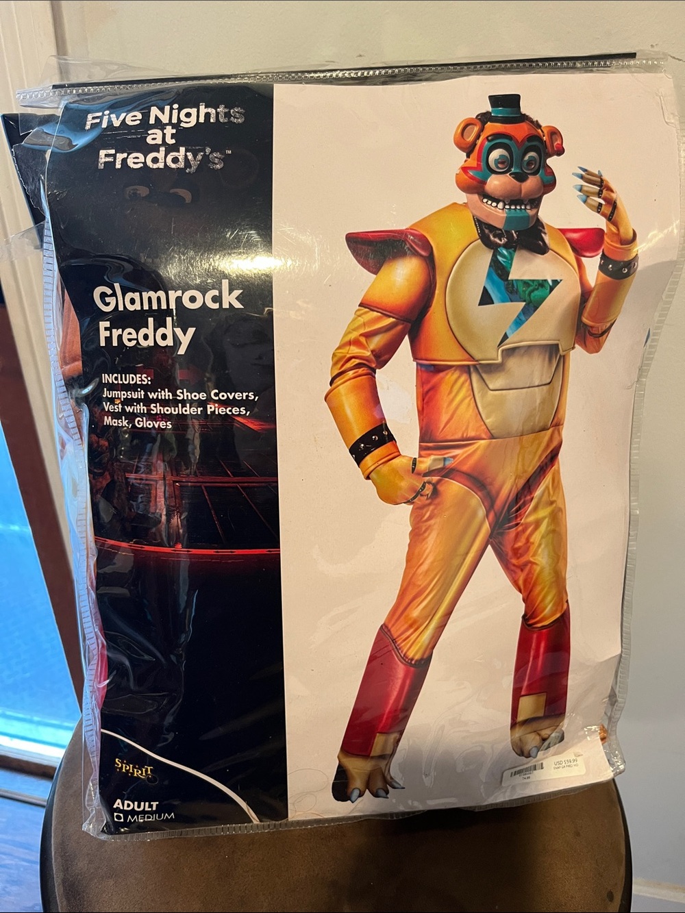 Glamrock Freddy adult costume